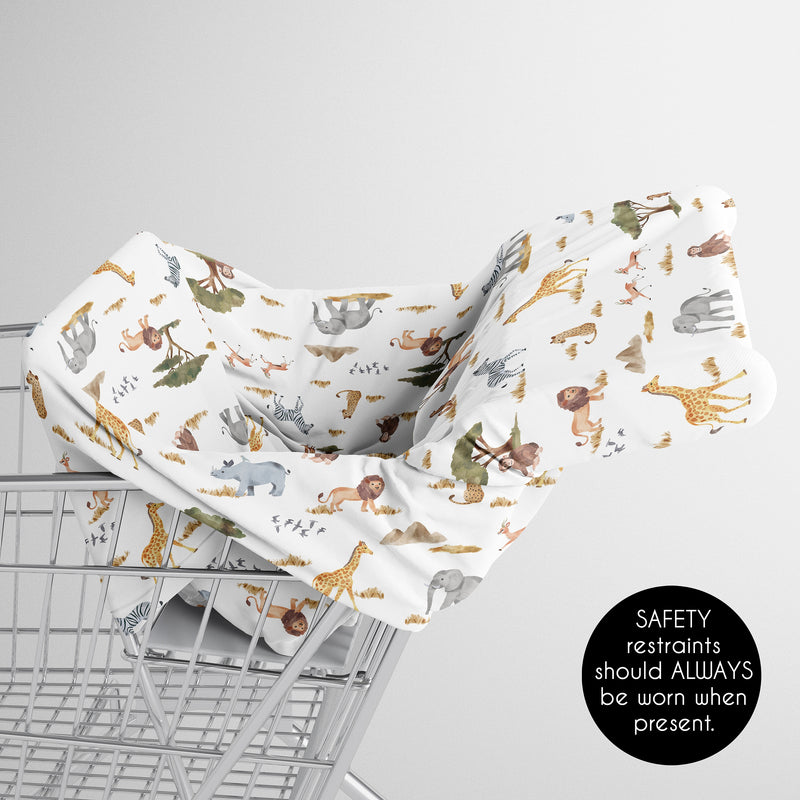 Jungle Collection Multi Use Baby Car Seat and Nursing Cover