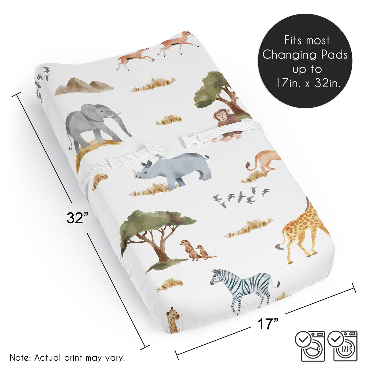 Jungle Collection Changing Pad Cover Sheet