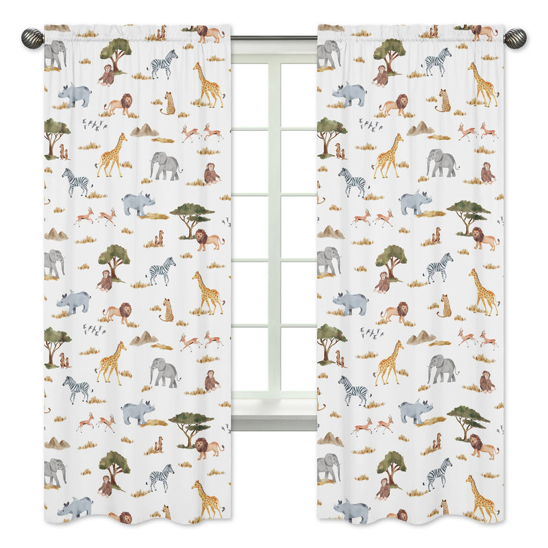 Jungle Collection Window Panels - Set of 2