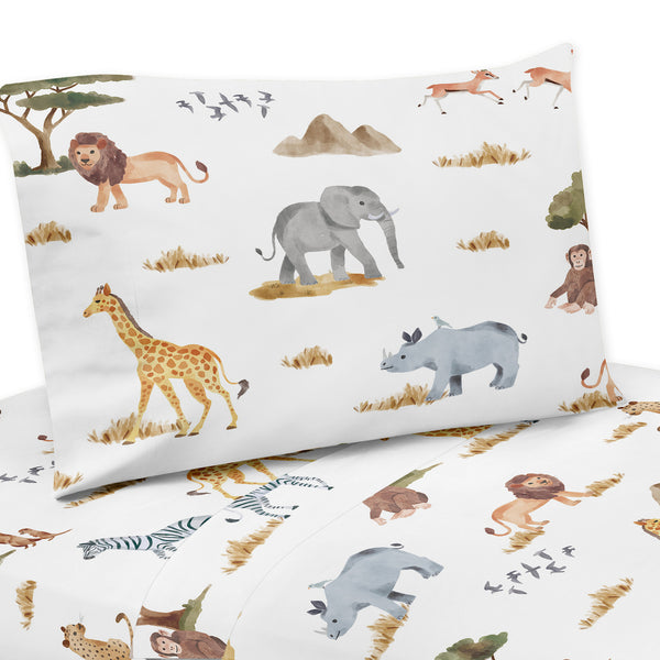 Jungle Collection Queen Sheet Set