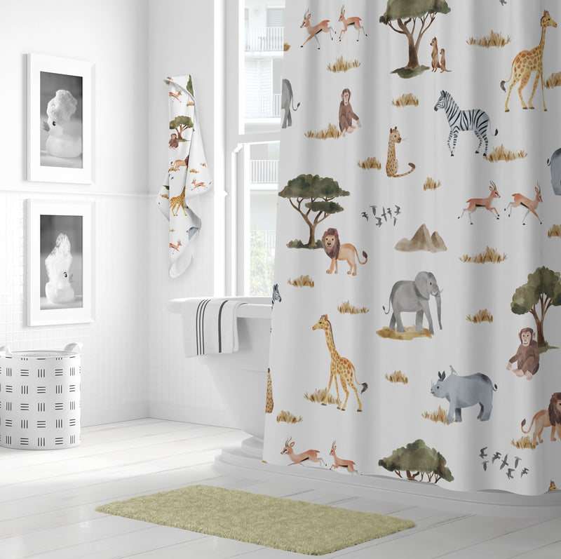 Jungle Collection Hooded Baby Towels - Toddler Bath Towel