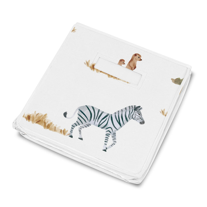 Jungle Collection Fabric Toy Bin Storage