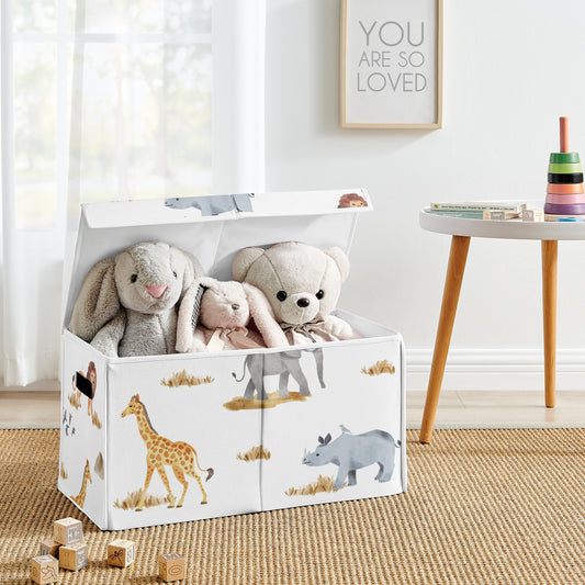 Jungle Collection Fabric Toy Bin Storage