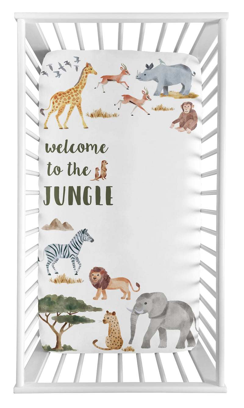 Jungle Collection Photo Op Crib Sheet