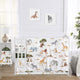 Jungle Collection Sweet Jojo Designs 6 Piece Crib Bedding + BreathableBaby Breathable Mesh Liner