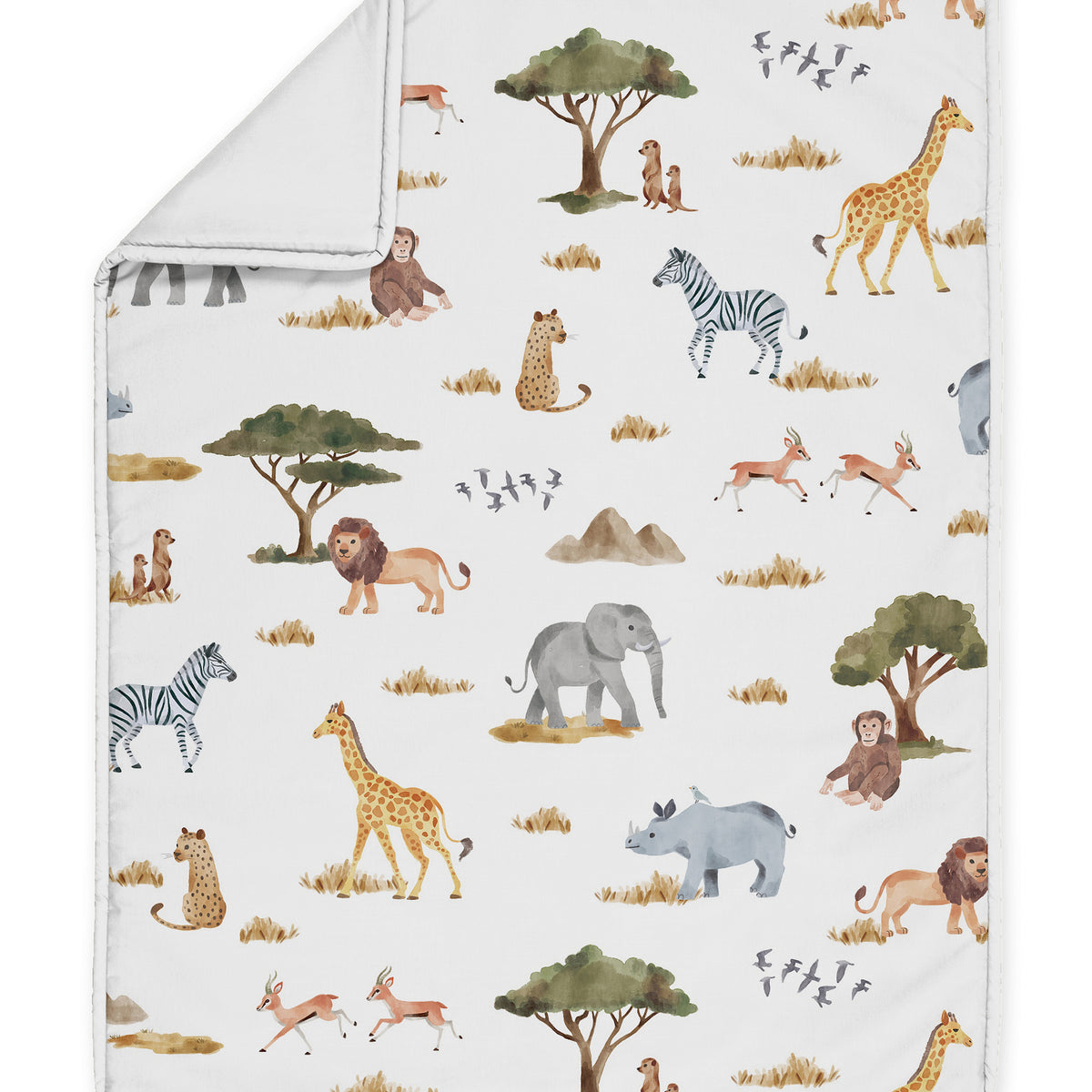 Jungle Collection Sweet Jojo Designs 6 Piece Crib Bedding + BreathableBaby Breathable Mesh Liner