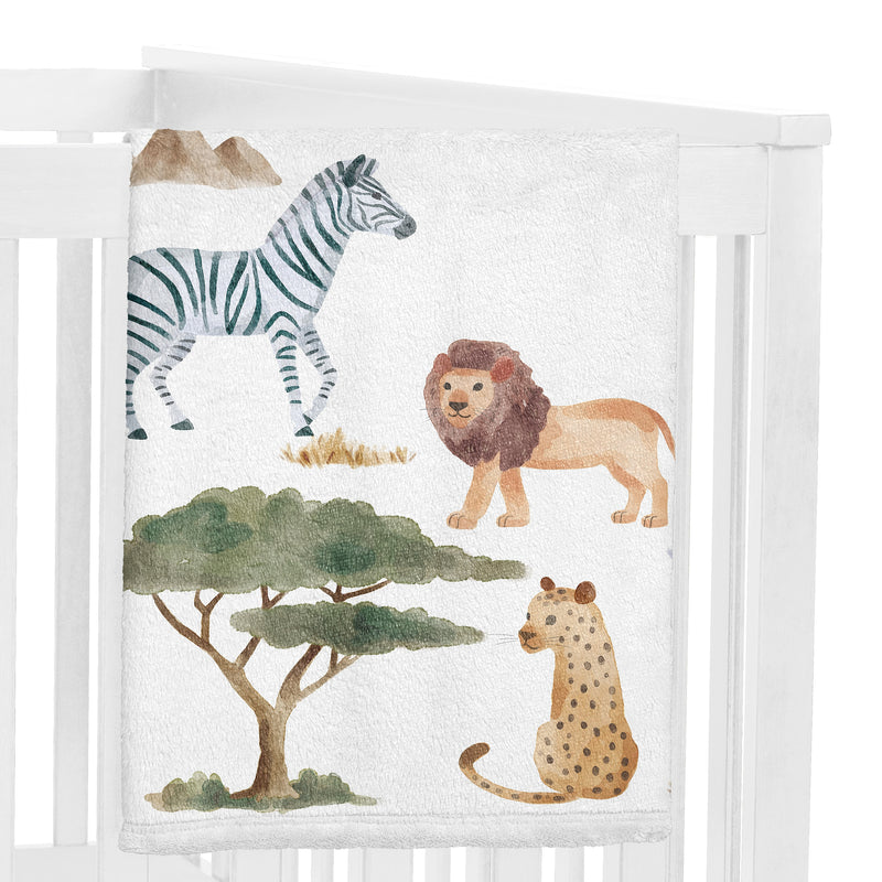 Jungle Collection Monthly Milestone Baby Blanket