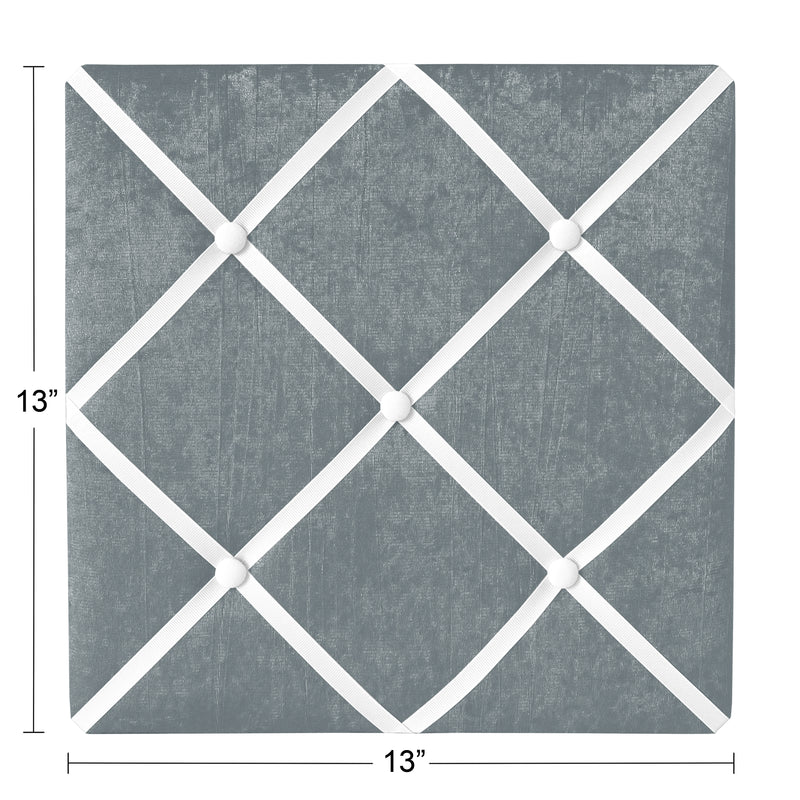 Lace Grey Collection Fabric Memo Board