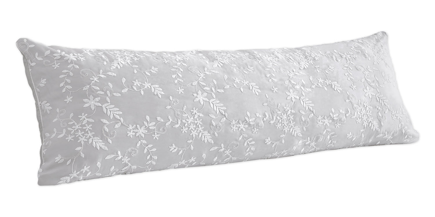 Lace Grey Collection Full Length Body Pillow Cover