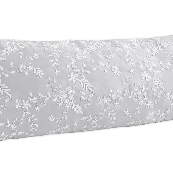 Lace Grey Collection Full Length Body Pillow Cover