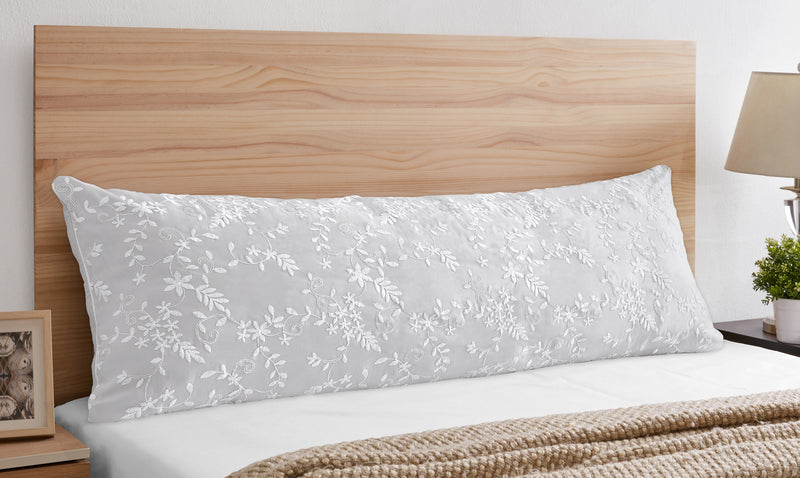 Lace Grey Collection Full Length Body Pillow Cover