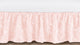 Lace Pink Collection Crib Bed Skirt