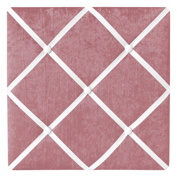 Lace Pink Collection Fabric Memo Board