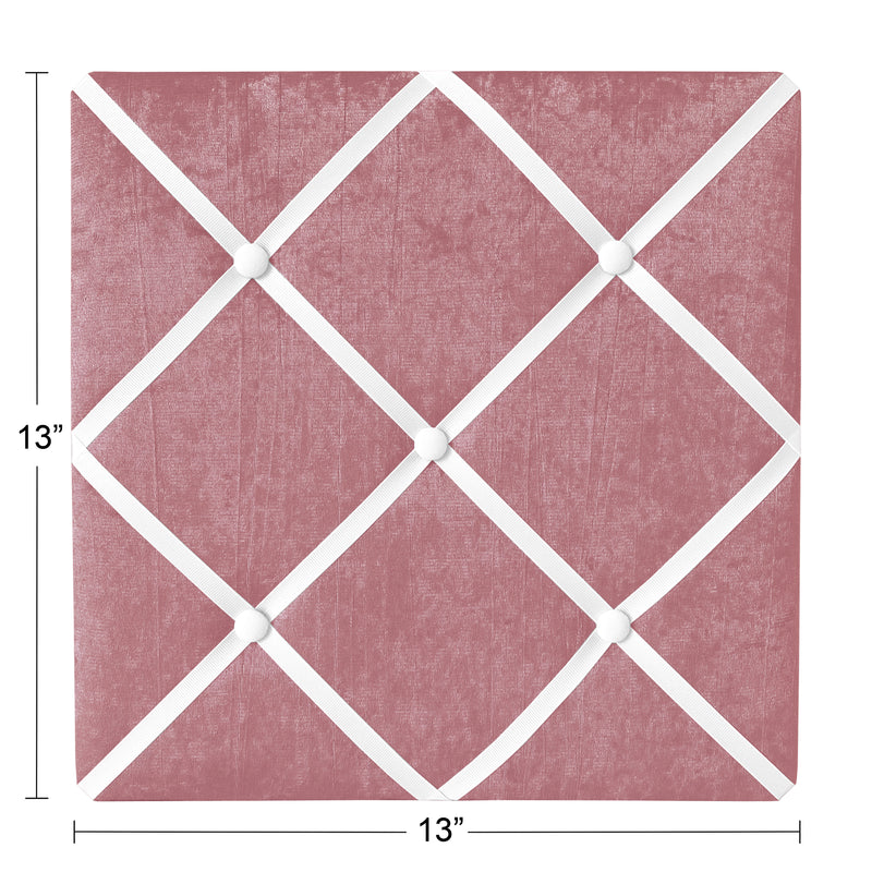 Lace Pink Collection Fabric Memo Board