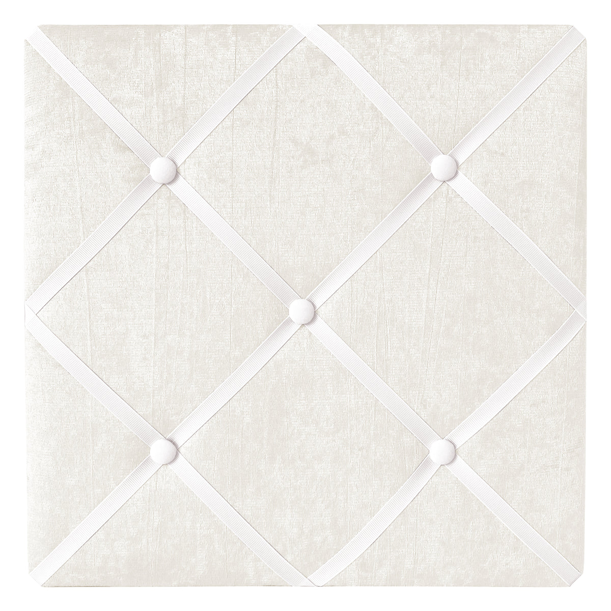Lace White Collection Fabric Memo Board