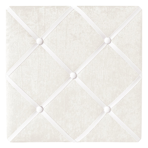 Lace White Collection Fabric Memo Board