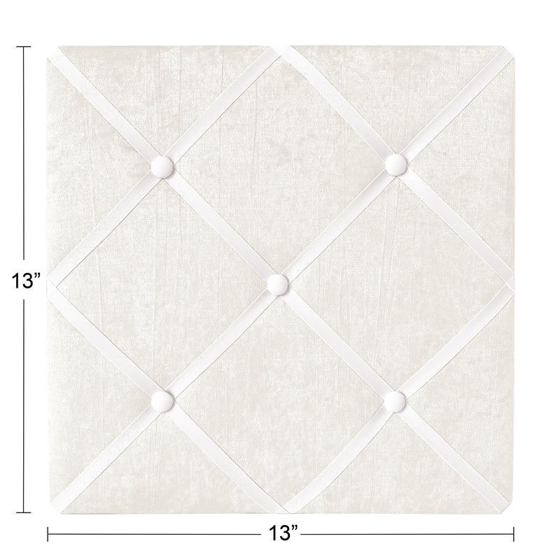 Lace White Collection Fabric Memo Board