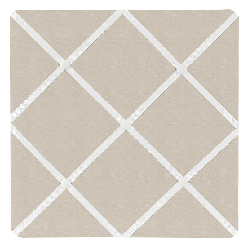 Botanical Leaf Linen Collection Fabric Memo Board
