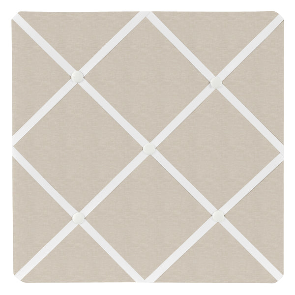 Botanical Leaf Linen Collection Fabric Memo Board