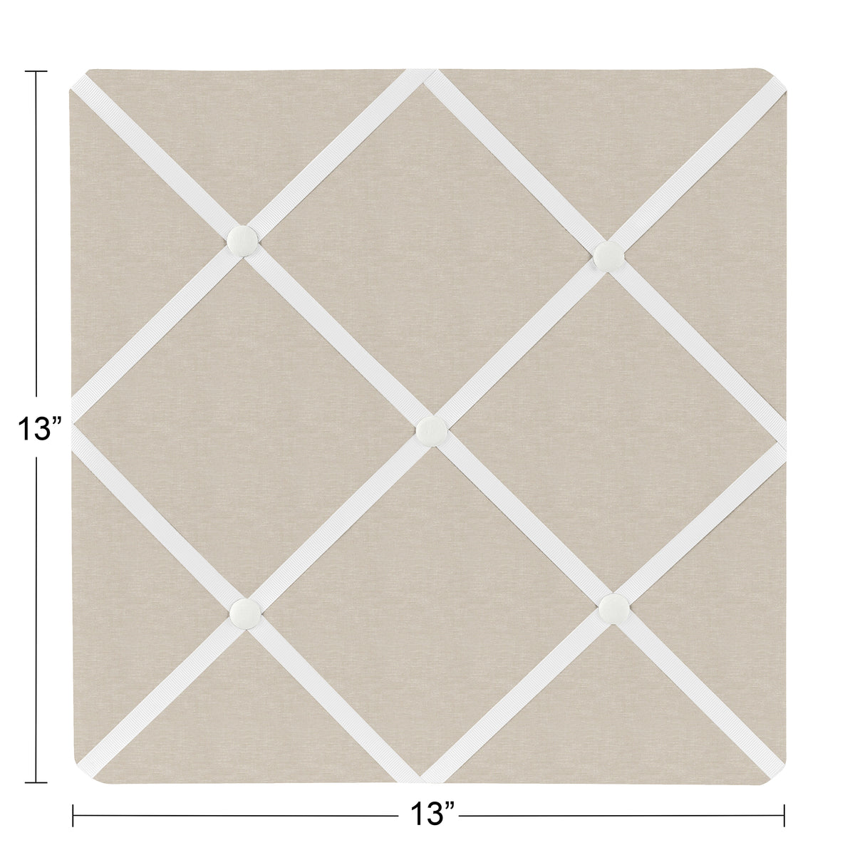 Botanical Leaf Linen Collection Fabric Memo Board