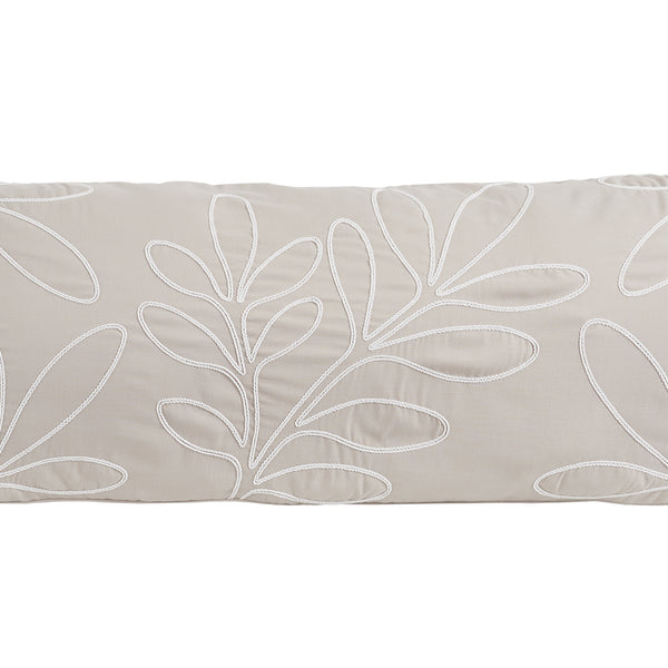 Botanical Leaf Linen Collection Full Length Body Pillow Cover
