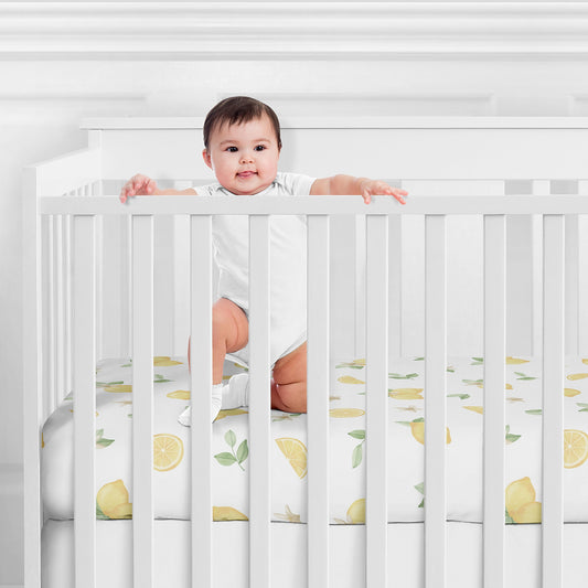 Lemon Collection Crib Sheet