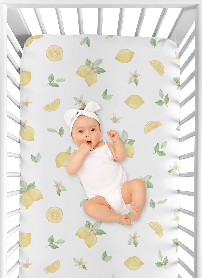 Lemon Collection Crib Sheet
