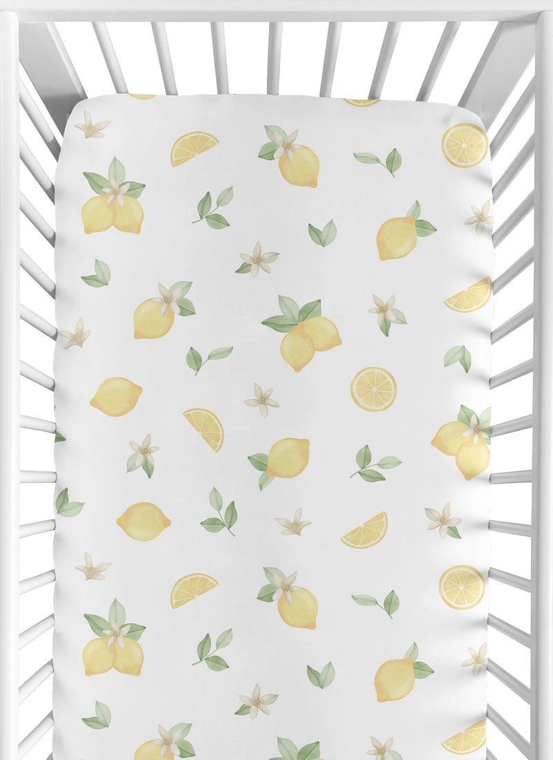 Lemon Collection Crib Sheet