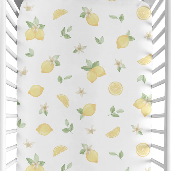 Lemon Collection Crib Sheet