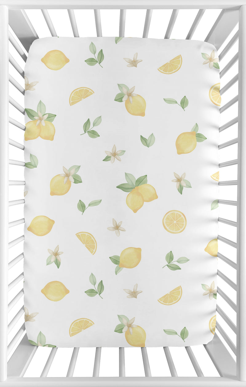 Lemon Collection Mini Crib Sheet
