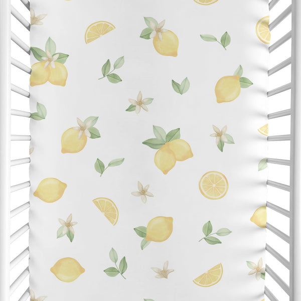 Lemon Collection Mini Crib Sheet