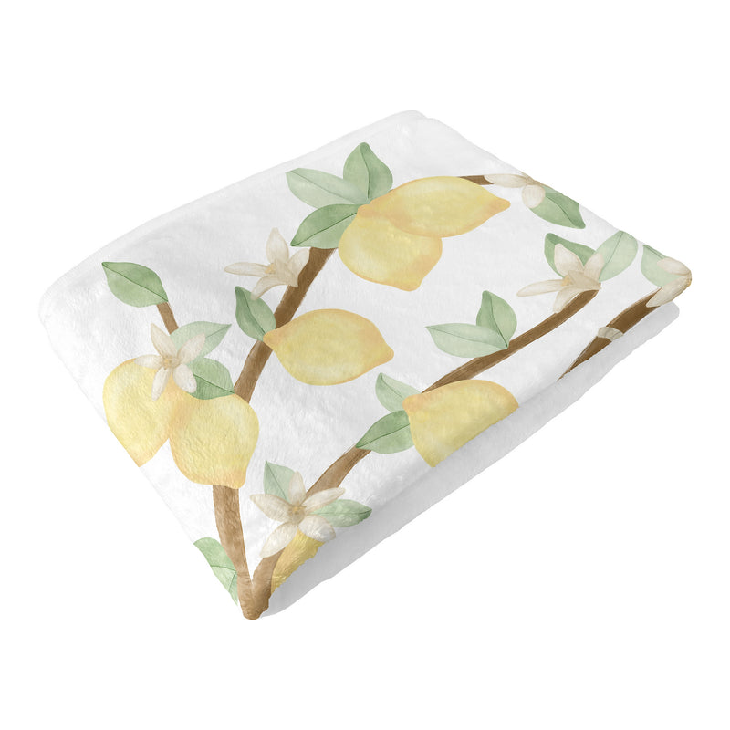 Lemon Collection Monthly Milestone Baby Blanket