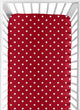 Little Ladybug Crib Sheet - Polka Dot Print