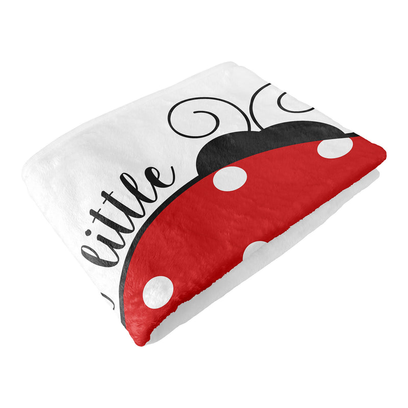 Little Ladybug Collection Monthly Milestone Baby Blanket