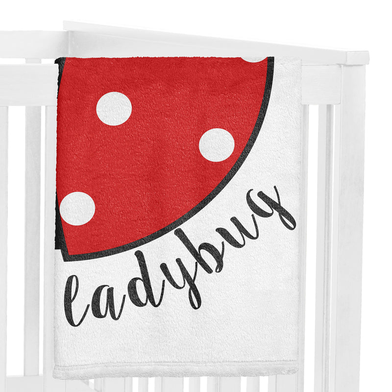 Little Ladybug Collection Monthly Milestone Baby Blanket