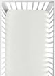 Watercolor Magnolia Collection Sage Green and Ivory Crib Sheet - Solid Ivory
