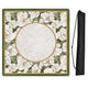 Sage Green and Ivory Watercolor Magnolia Collection Mahjong Mat for Table - Shipped Rolled