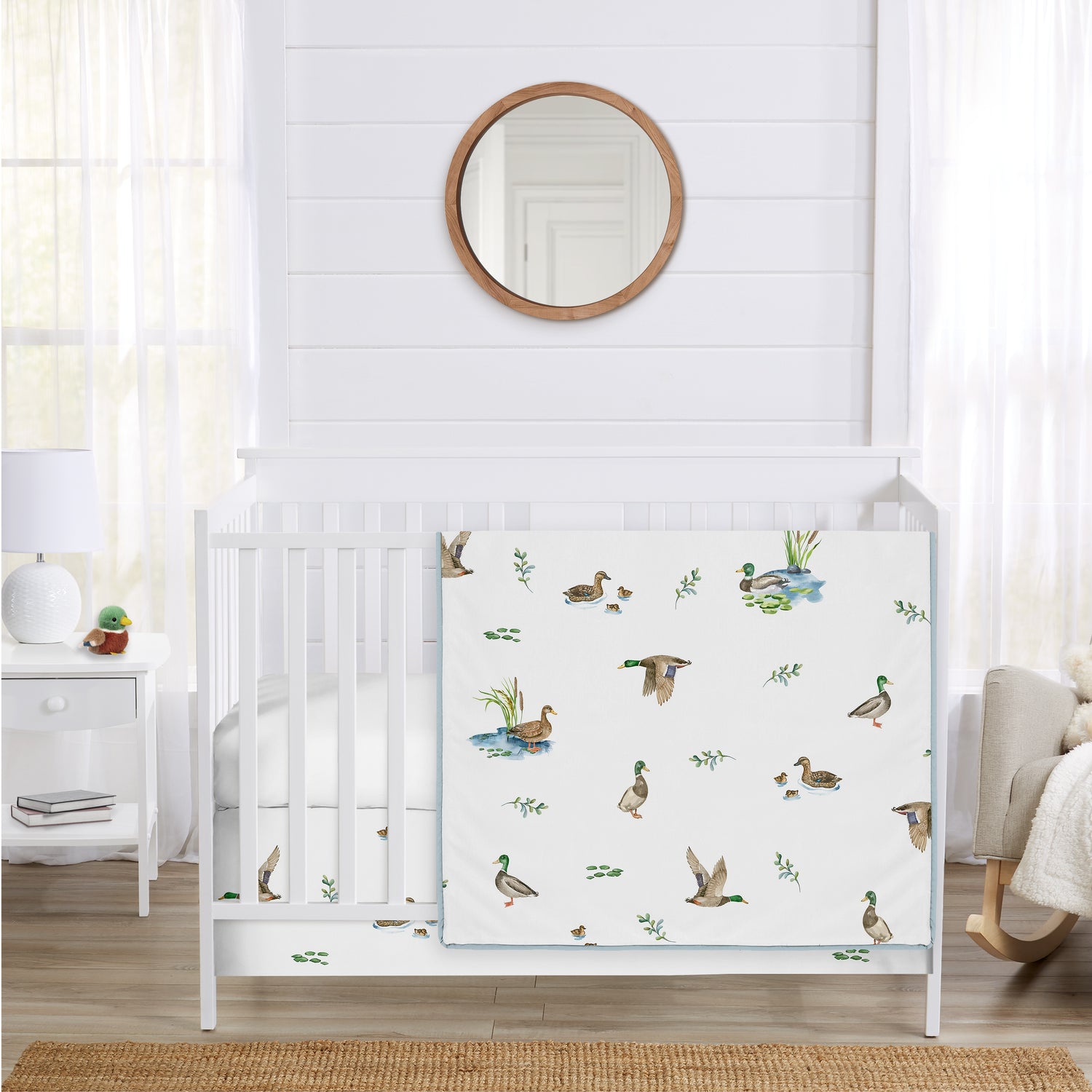 Mallard Duck Collection 3 Piece Crib Bedding