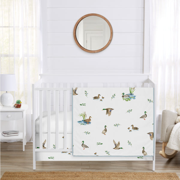 Mallard Duck Collection 3 Piece Crib Bedding