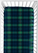 Mallard Duck Collection Crib Sheet - Gingham Plaid Print