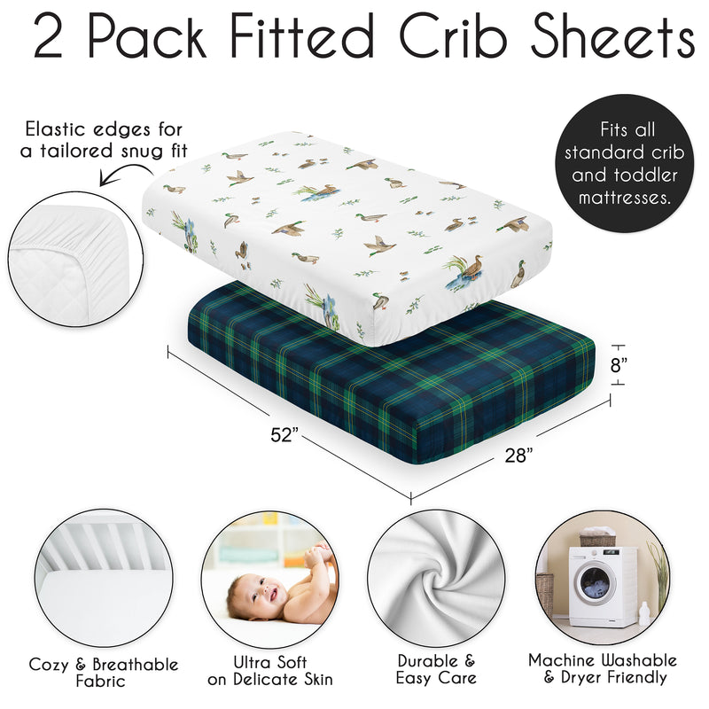 Mallard Duck Collection 2 Pack Crib Sheets