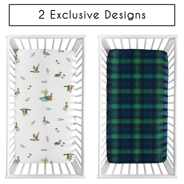 Mallard Duck Collection 2 Pack Crib Sheets alternate view