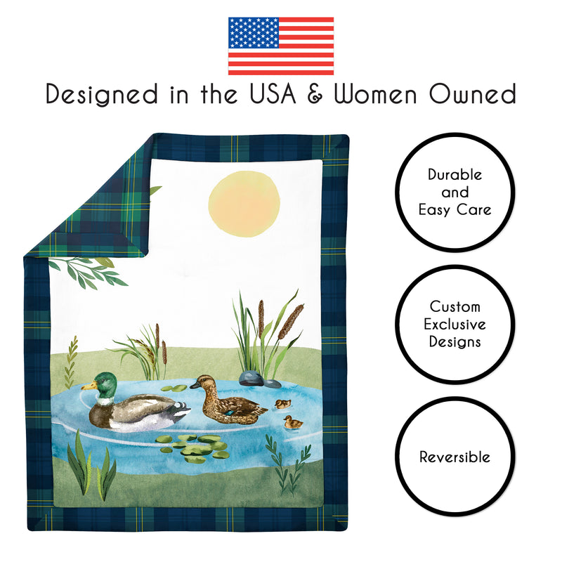 Mallard Duck Collection 4 Piece Crib Bedding