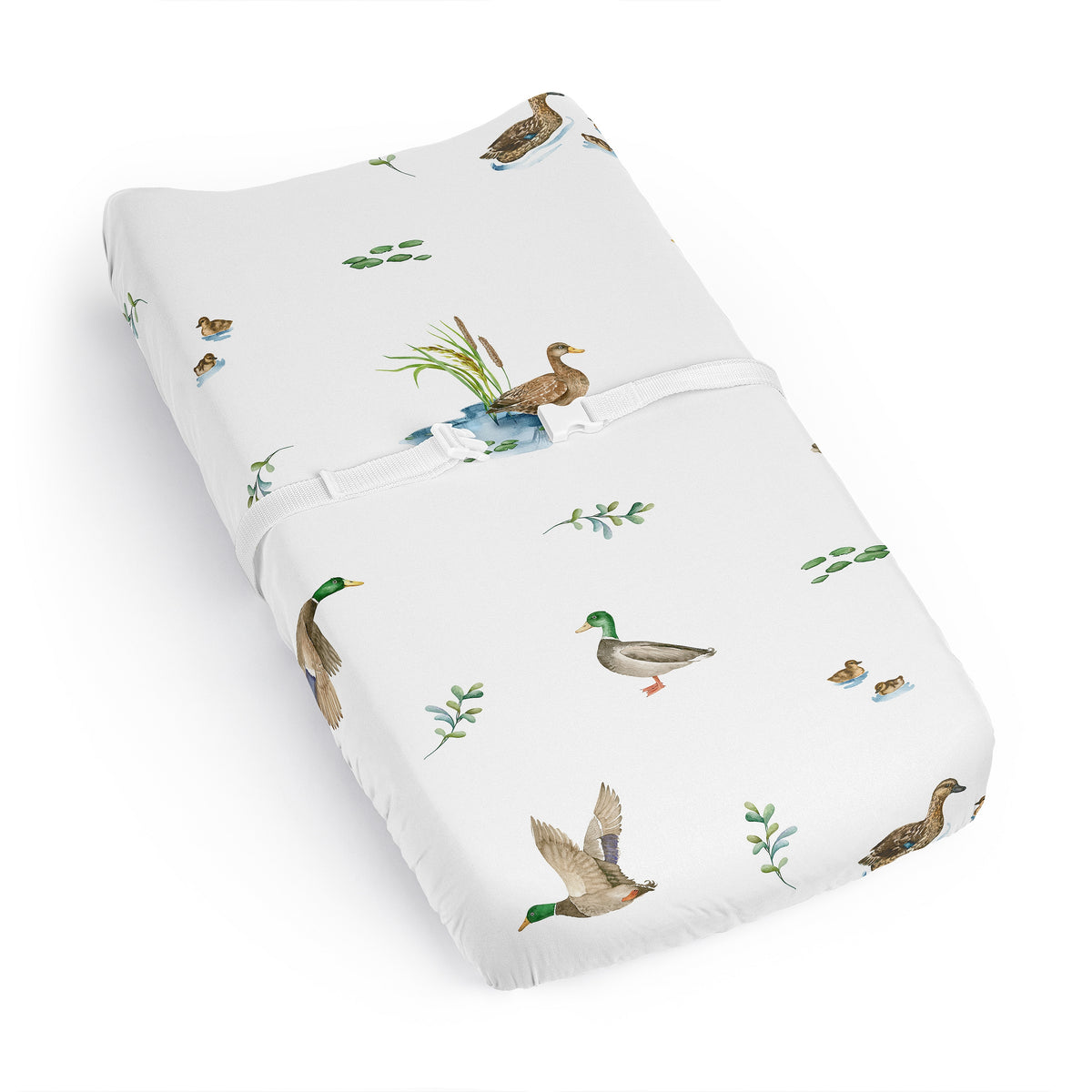 Mallard Duck Collection Changing Pad Cover Sheet