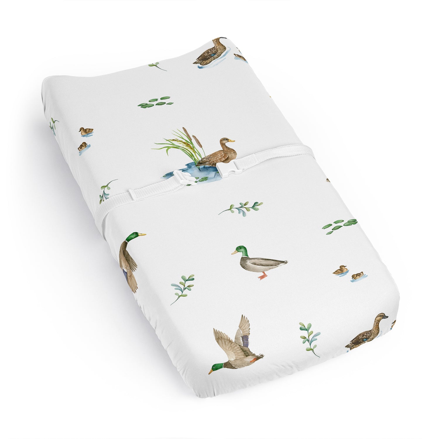 Mallard Duck Collection Changing Pad Cover Sheet