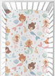 Pink and Blue Mermaids Collection Crib Sheet