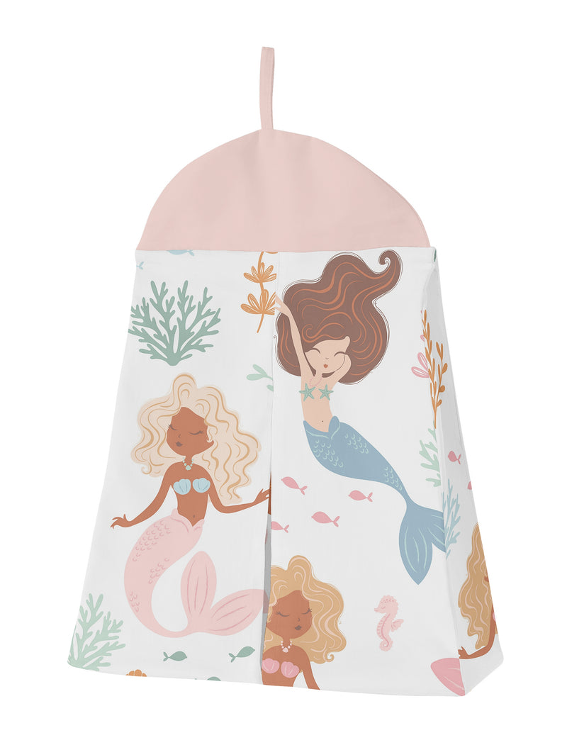 Pink and Blue Mermaids Collection 4 Piece Crib Bedding