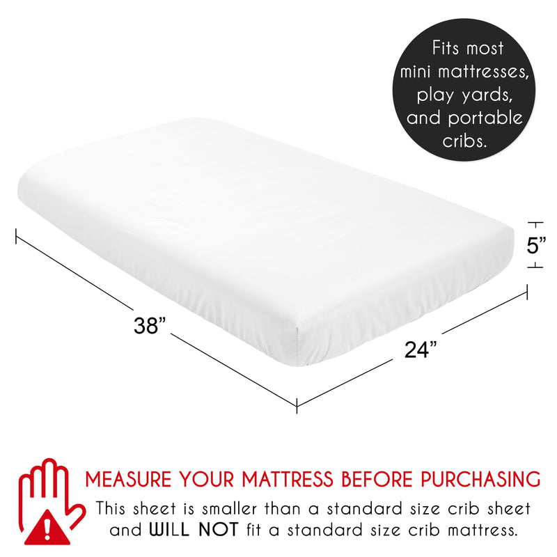 Butterfly Blush Pink and Purple Collection Mini Crib Sheet
