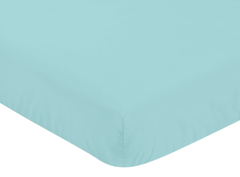 Mod Dinosaur Blue And Green 4 Piece Bumperless Crib Bedding Collection