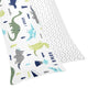 Mod Dinosaur Blue and Green Collection Full Length Body Pillow Cover